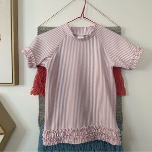 Ruffle Butts Swim Top size 8